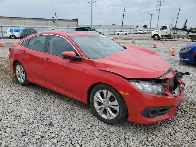 2HGFC1F39HH653380 - 2017 HONDA CIVIC EX RED photo 4