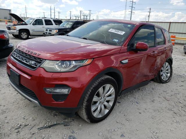 SALCT2BG7GH574335 - 2016 LAND ROVER DISCOVERY HSE LUXURY RED photo 1