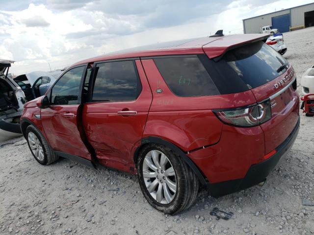 SALCT2BG7GH574335 - 2016 LAND ROVER DISCOVERY HSE LUXURY RED photo 2