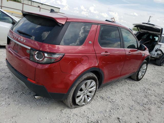 SALCT2BG7GH574335 - 2016 LAND ROVER DISCOVERY HSE LUXURY RED photo 3