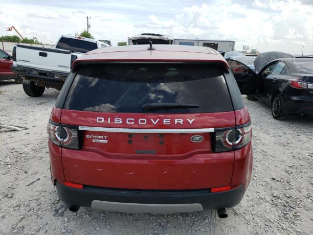 SALCT2BG7GH574335 - 2016 LAND ROVER DISCOVERY HSE LUXURY RED photo 6