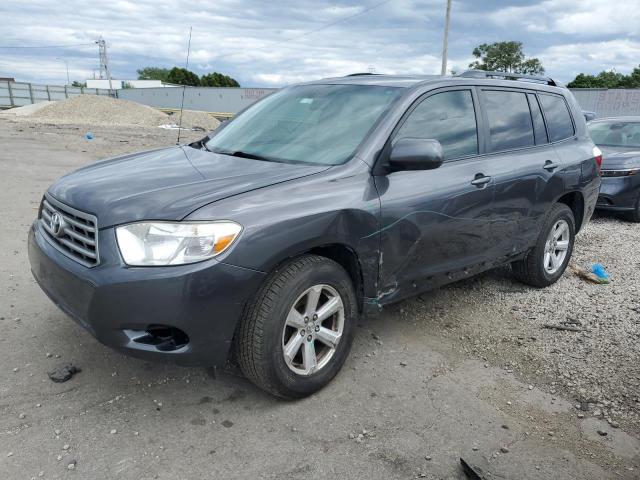 5TDBK3EH1AS026270 - 2010 TOYOTA HIGHLANDER GRAY photo 1