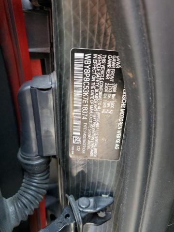 WBY8P8C53K7E18374 - 2019 BMW I3 S REX RED photo 13