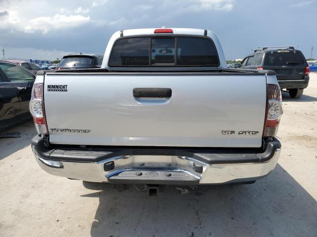 3TMJU4GN6AM108655 - 2010 TOYOTA TACOMA DOUBLE CAB PRERUNNER SILVER photo 6