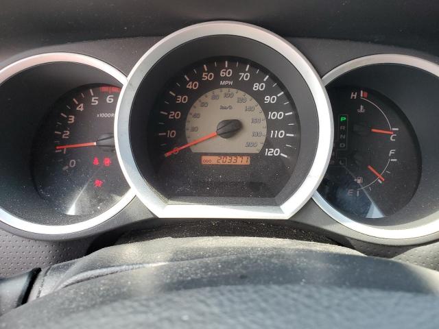 3TMJU4GN6AM108655 - 2010 TOYOTA TACOMA DOUBLE CAB PRERUNNER SILVER photo 9