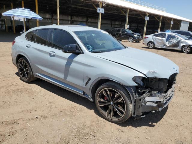 5UX43DT06N9K40344 - 2022 BMW X4 M40I GRAY photo 4