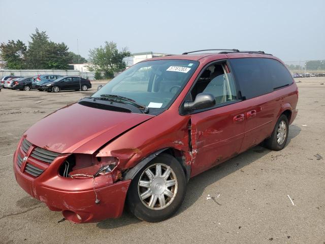 2D4GP44L07R325434 - 2007 DODGE GRAND CARA SXT RED photo 1