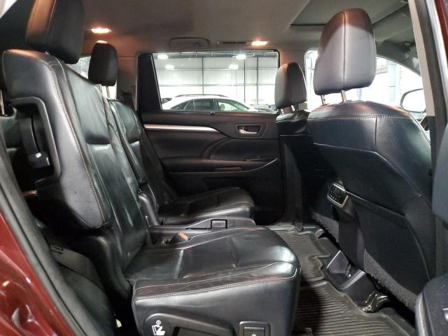 5TDJKRFH4ES007652 - 2014 TOYOTA HIGHLANDER XLE BURGUNDY photo 11