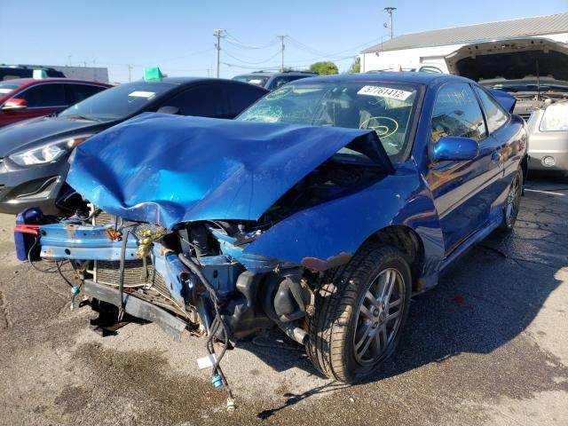 1G1JH12F347268132 - 2004 CHEVROLET CAVALIER LS SPORT BLUE photo 2