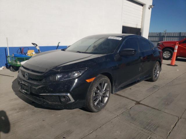 19XFC1F79KE012802 - 2019 HONDA CIVIC EXL შავი ფოტო 1