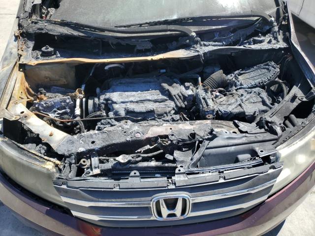 5FNRL5H69BB075949 - 2011 HONDA ODYSSEY EXL 勃艮第红 照片 12