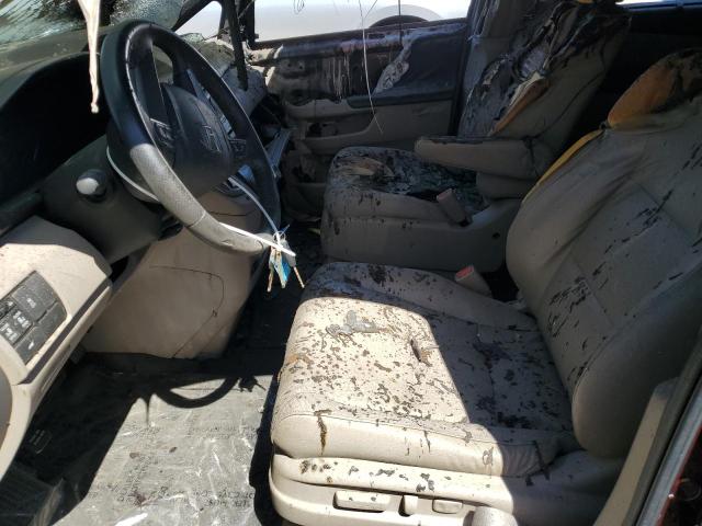 5FNRL5H69BB075949 - 2011 HONDA ODYSSEY EXL 勃艮第红 照片 7