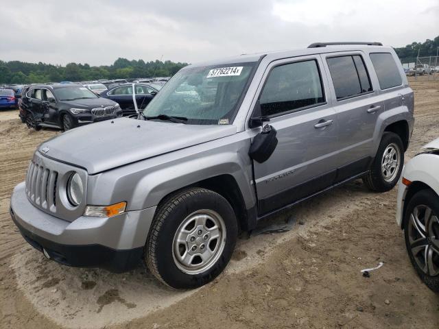 1C4NJPBA8HD207371 - 2017 JEEP PATRIOT SPORT GRAY photo 1