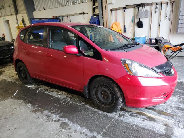 JHMGE88549S801772 - 2009 HONDA FIT LX RED photo 4