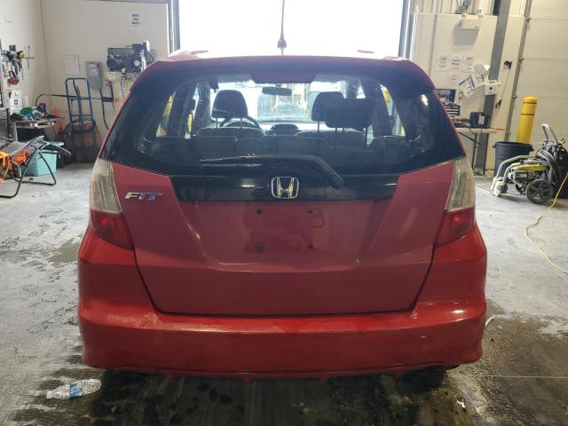 JHMGE88549S801772 - 2009 HONDA FIT LX RED photo 6