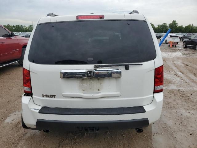 5FNYF3H74BB027758 - 2011 HONDA PILOT EXLN WHITE photo 6