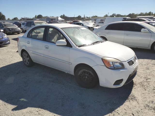 KNADH4A37A6650174 - 2010 KIA RIO LX WHITE photo 4