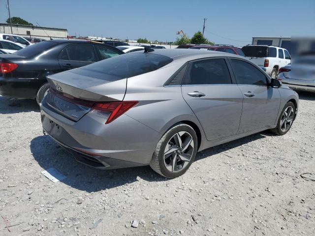 KMHLP4AG7NU338664 - 2022 HYUNDAI ELANTRA LIMITED GRAY photo 3