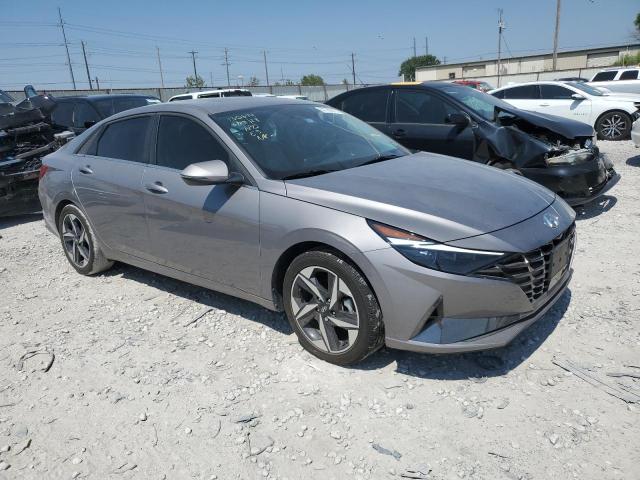 KMHLP4AG7NU338664 - 2022 HYUNDAI ELANTRA LIMITED GRAY photo 4