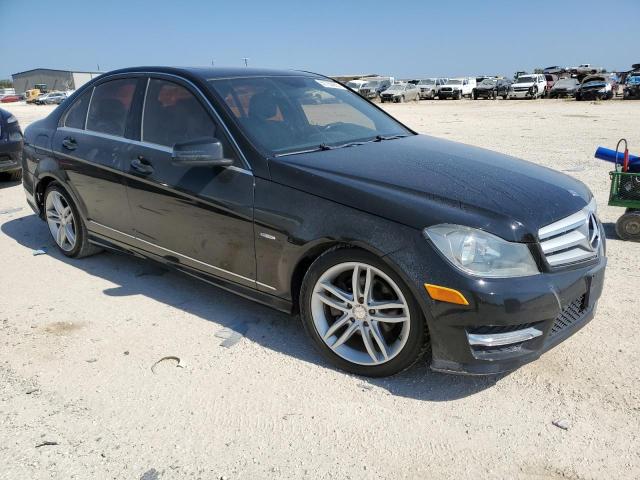 WDDGF4HB2CR222622 - 2012 MERCEDES-BENZ C 250 BLACK photo 4