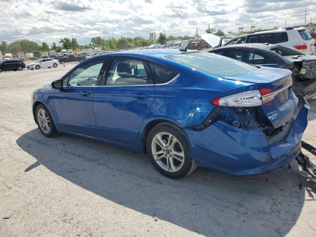 3FA6P0H78JR176602 - 2018 FORD FUSION SE ლურჯი ფოტო 2