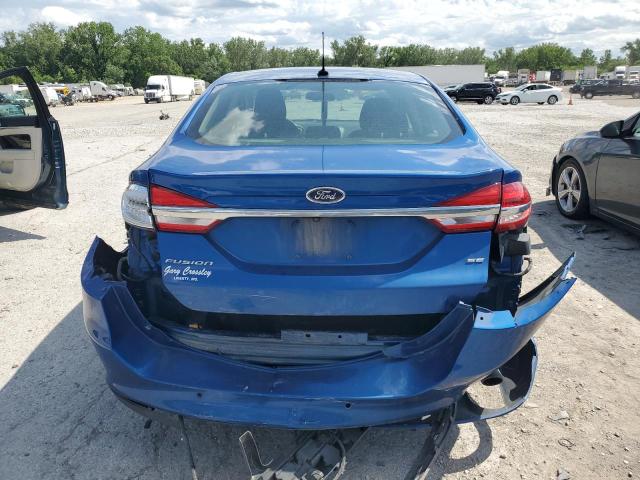 3FA6P0H78JR176602 - 2018 FORD FUSION SE ლურჯი ფოტო 6