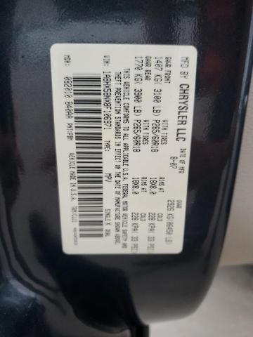 1A8HX58NX8F106971 - 2008 CHRYSLER ASPEN LIMITED BLUE photo 12