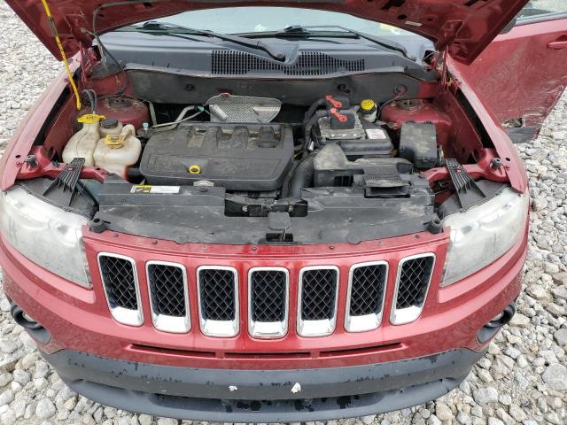 1C4NJDBB6ED622322 - 2014 JEEP COMPASS SPORT RED photo 12