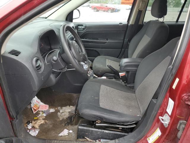 1C4NJDBB6ED622322 - 2014 JEEP COMPASS SPORT RED photo 7