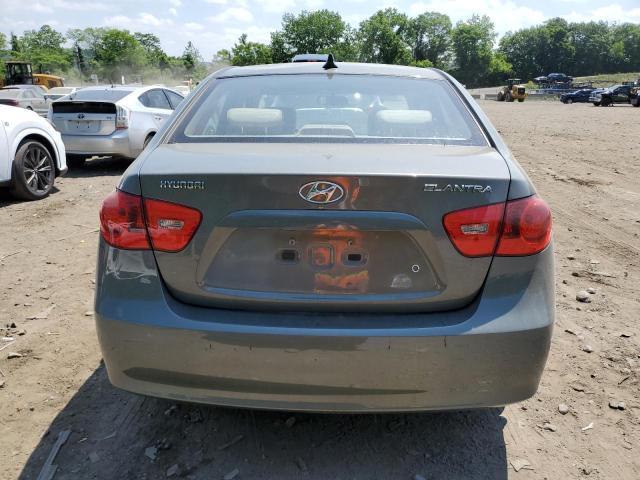 KMHDU46D79U804336 - 2009 HYUNDAI ELANTRA GLS GRAY photo 6