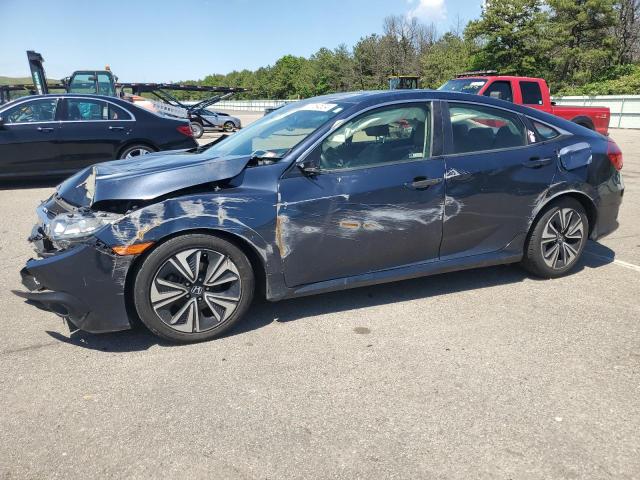 JHMFC1F74JX014812 - 2018 HONDA CIVIC EXL ლურჯი ფოტო 1