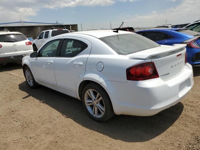 1C3CDZEG6CN265965 - 2012 DODGE AVENGER SXT WHITE photo 2