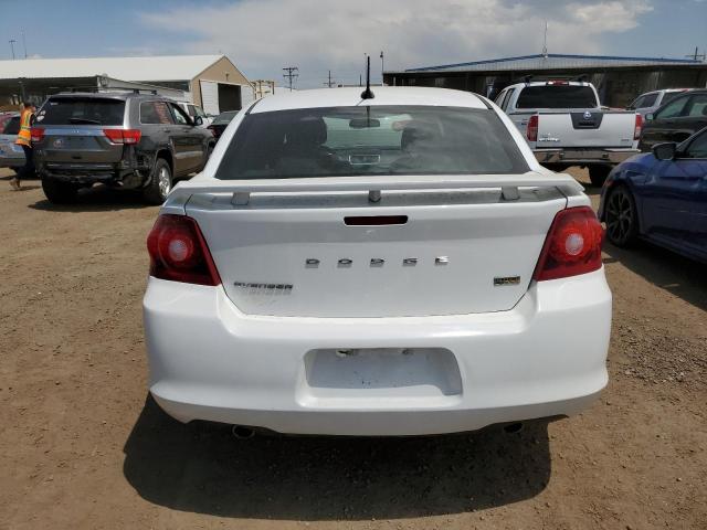 1C3CDZEG6CN265965 - 2012 DODGE AVENGER SXT WHITE photo 6