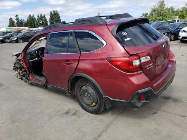 4S4BSANC6J3241147 - 2018 SUBARU OUTBACK 2.5I LIMITED RED photo 2