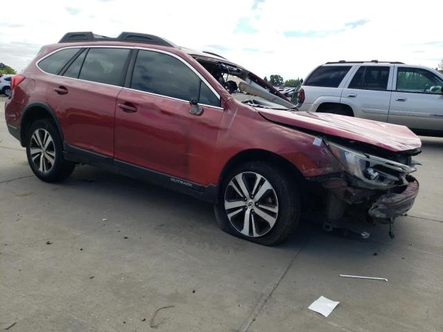 4S4BSANC6J3241147 - 2018 SUBARU OUTBACK 2.5I LIMITED RED photo 4