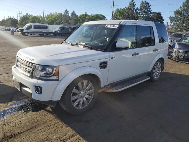SALAC2V6XGA818241 - 2016 LAND ROVER LR4 WHITE photo 1