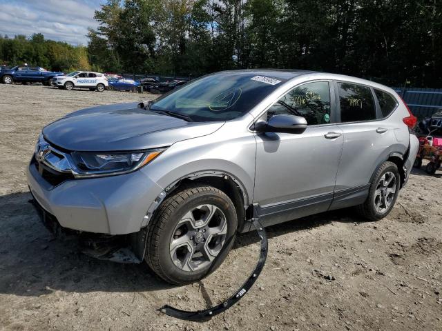 7FARW2H83JE083829 - 2018 HONDA CR-V EXL SILVER photo 2