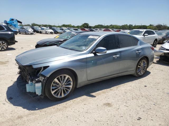 JN1EV7AP2JM358113 - 2018 INFINITI Q50 LUXE GRAY photo 1