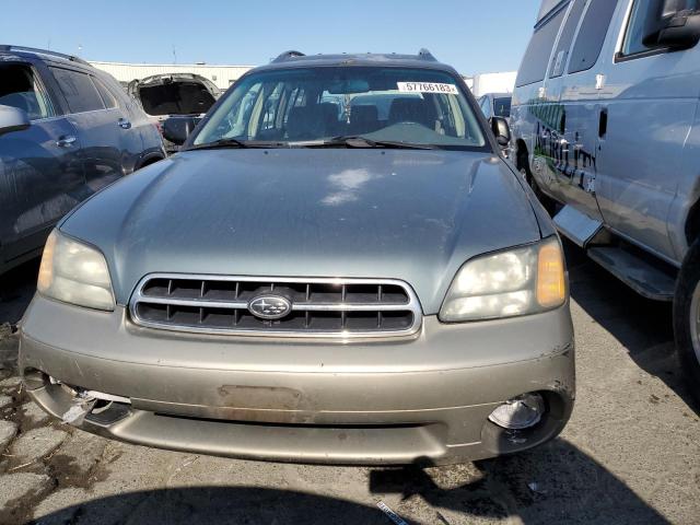 4S3BH665727634259 - 2002 SUBARU LEGACY OUTBACK BLUE photo 5