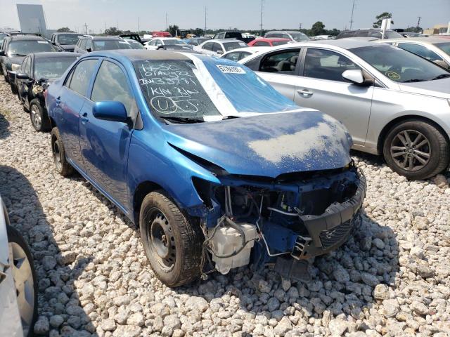 1NXBU4EE0AZ178635 - 2010 TOYOTA COROLLA BASE BLUE photo 1