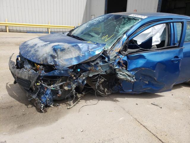 1NXBU4EE0AZ178635 - 2010 TOYOTA COROLLA BASE BLUE photo 9