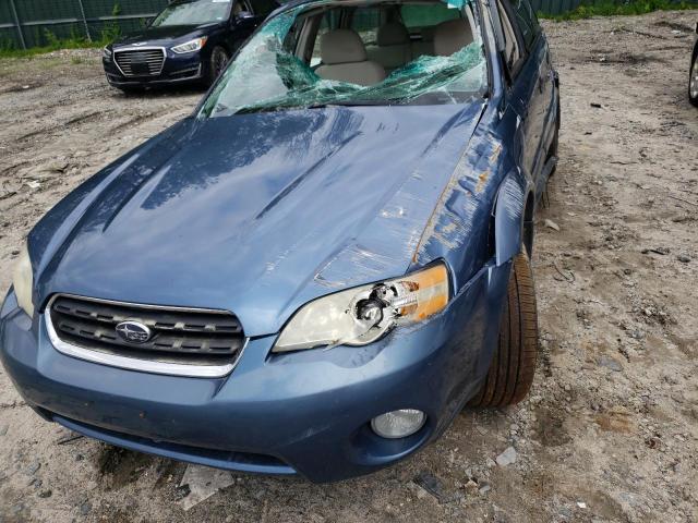 4S4BP61CX77343945 - 2007 SUBARU LEGACY OUTBACK 2.5I BLUE photo 11