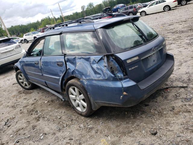 4S4BP61CX77343945 - 2007 SUBARU LEGACY OUTBACK 2.5I BLUE photo 2