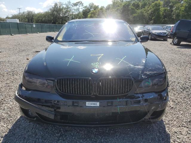 WBAHN83527DT69503 - 2007 BMW 750 BLACK photo 5