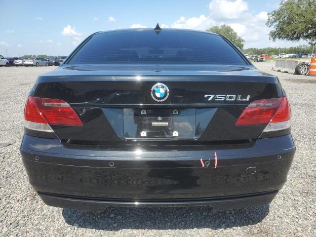 WBAHN83527DT69503 - 2007 BMW 750 BLACK photo 6