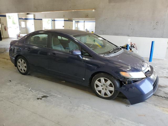 1HGFA16568L112703 - 2008 HONDA CIVIC LX BLUE photo 4