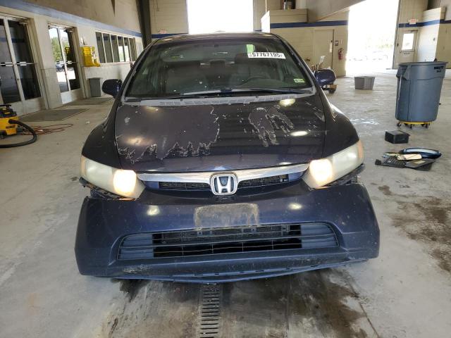 1HGFA16568L112703 - 2008 HONDA CIVIC LX BLUE photo 5