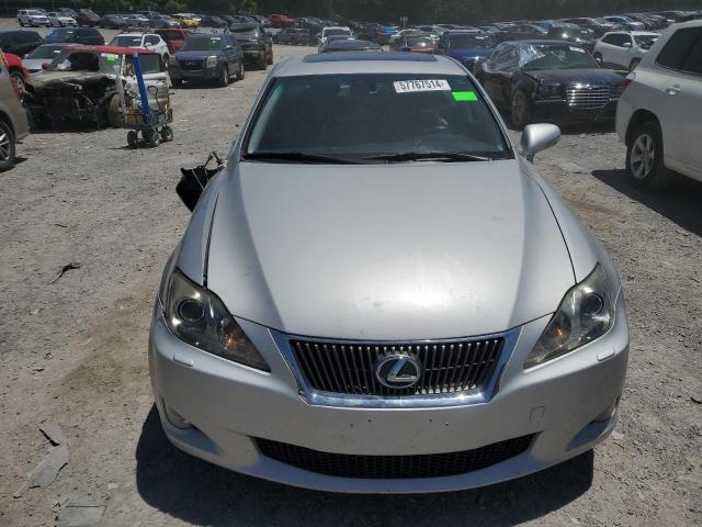 JTHCK262495034601 - 2009 LEXUS IS 250 SILVER photo 5