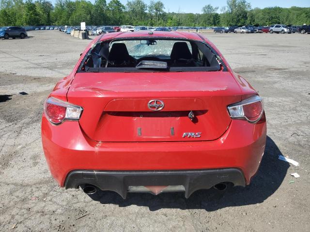 JF1ZNAA17D2700071 - 2013 TOYOTA SCION FR-S RED photo 6