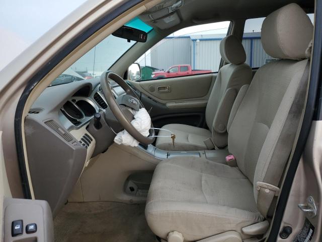 JTEGD21A250105745 - 2005 TOYOTA HIGHLANDER TAN photo 7